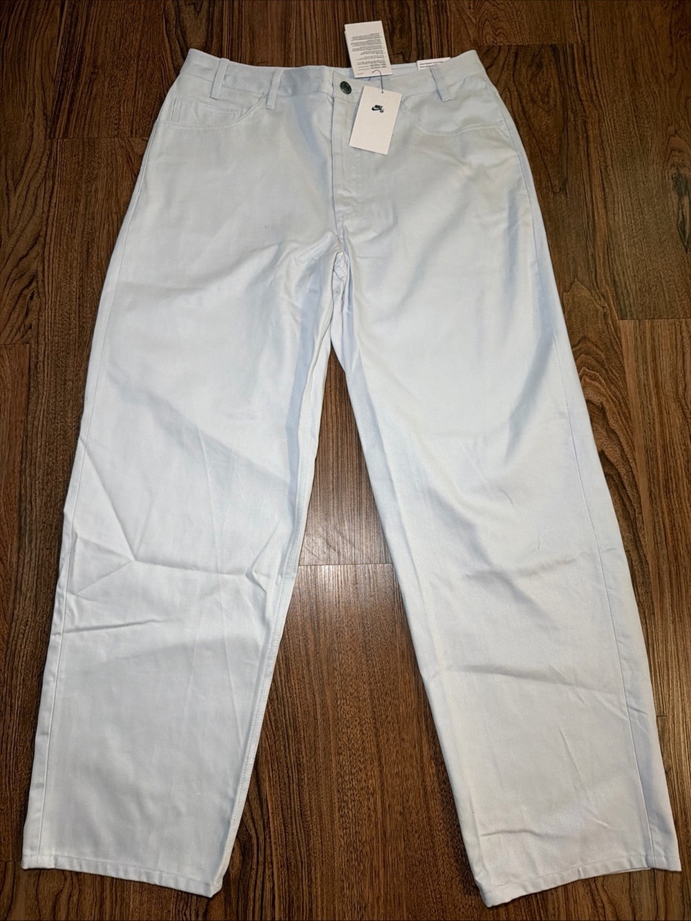 Nike SB Loose Denim Skate Trousers Pants Men Football Grey Streetwear IB2992-085